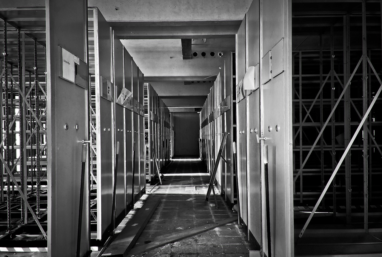 lost places office building destroyed free photo