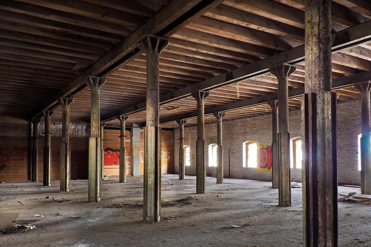 lost places warehouse stock free photo