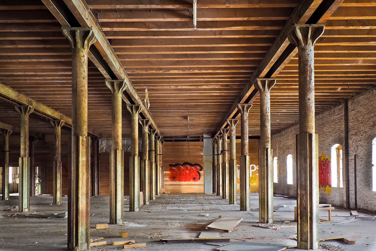 lost places warehouse stock free photo