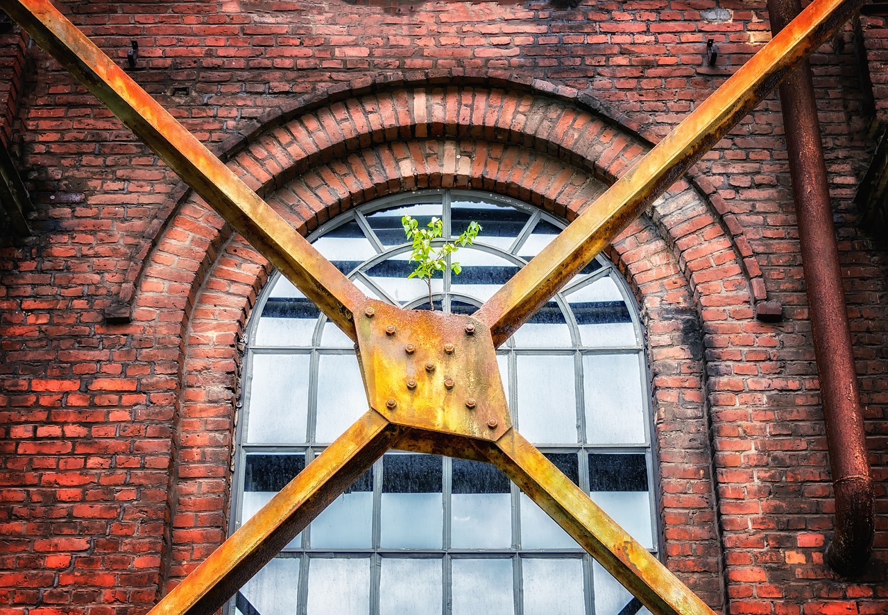 lost places window factory free photo