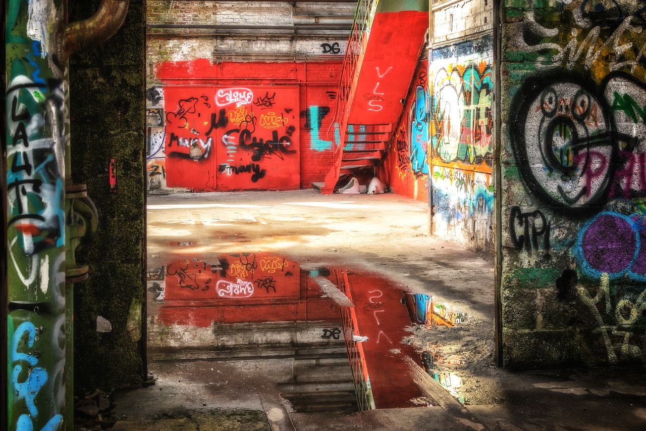 lost places pforphoto graffiti free photo