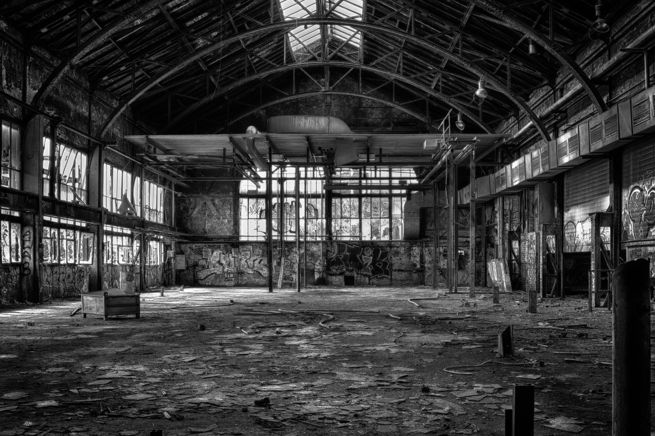 lost places black and white pforphoto free photo