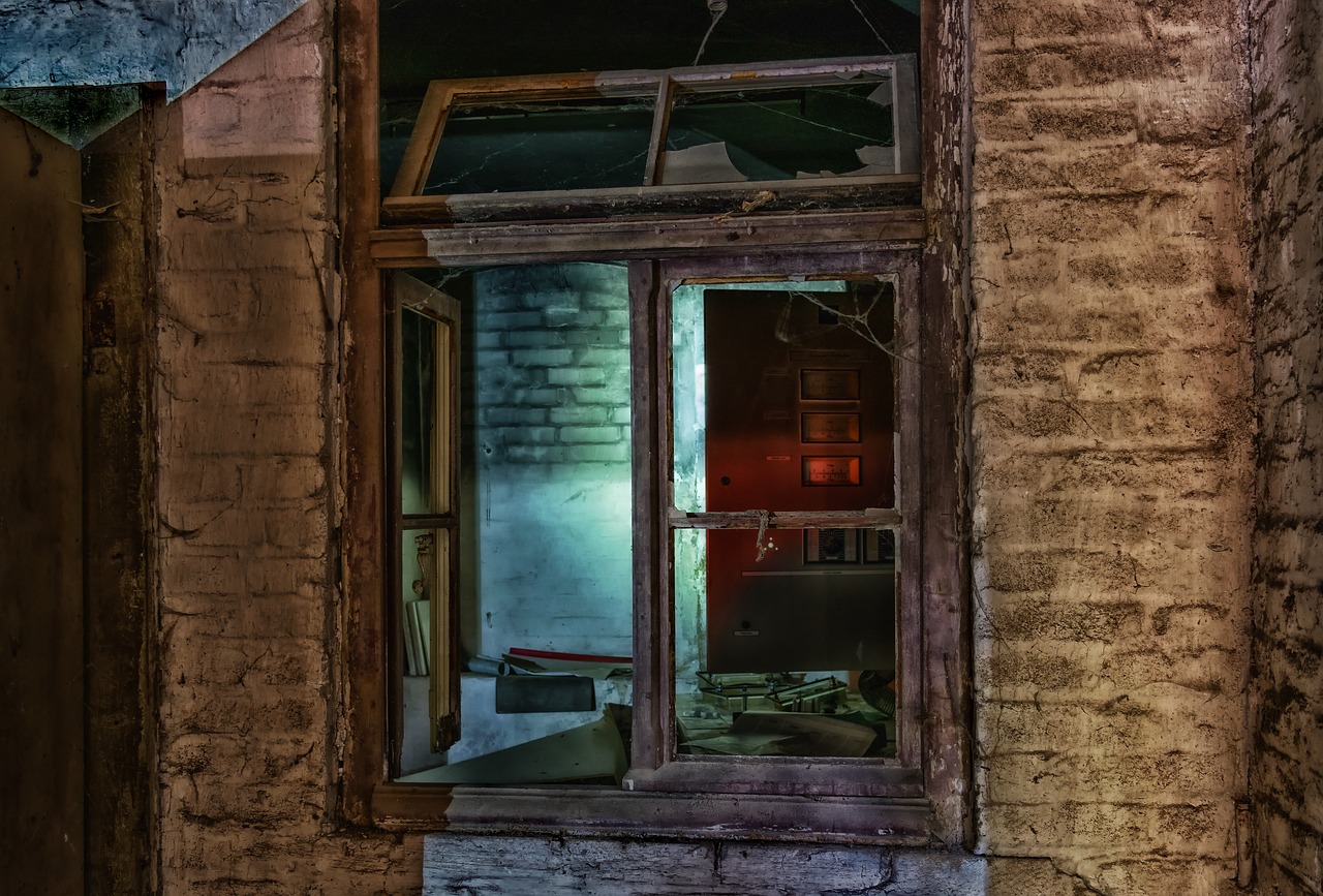 lost places weird window free photo