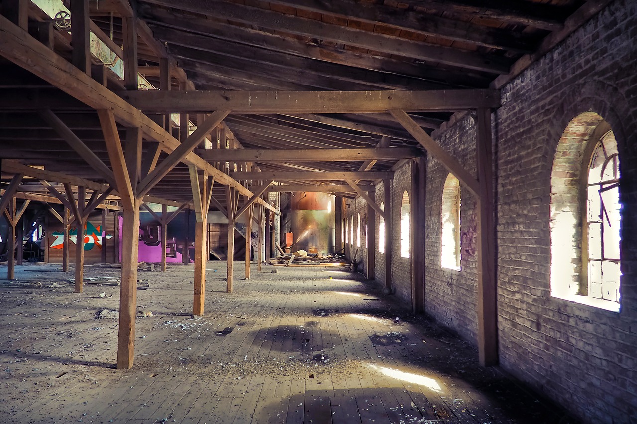 lost places warehouse stock free photo