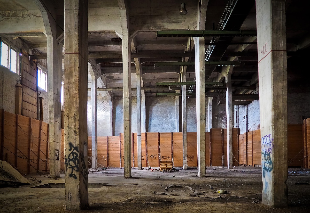 lost places warehouse stock free photo