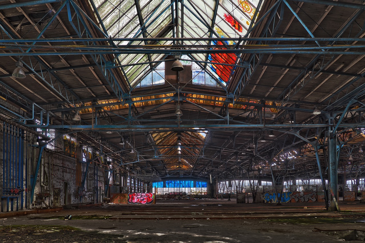 lost places  pforphoto  old factory free photo