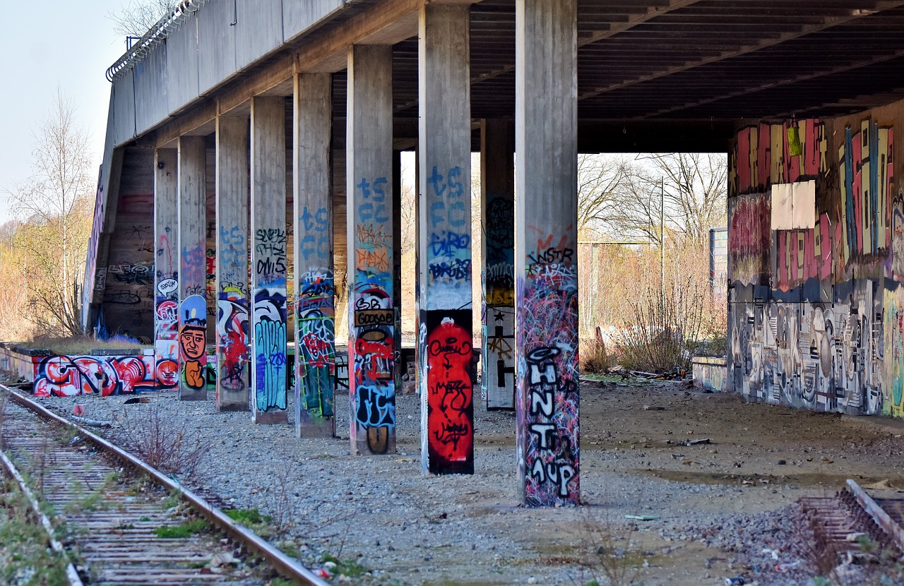 lost places  abandoned train station  railway station free photo