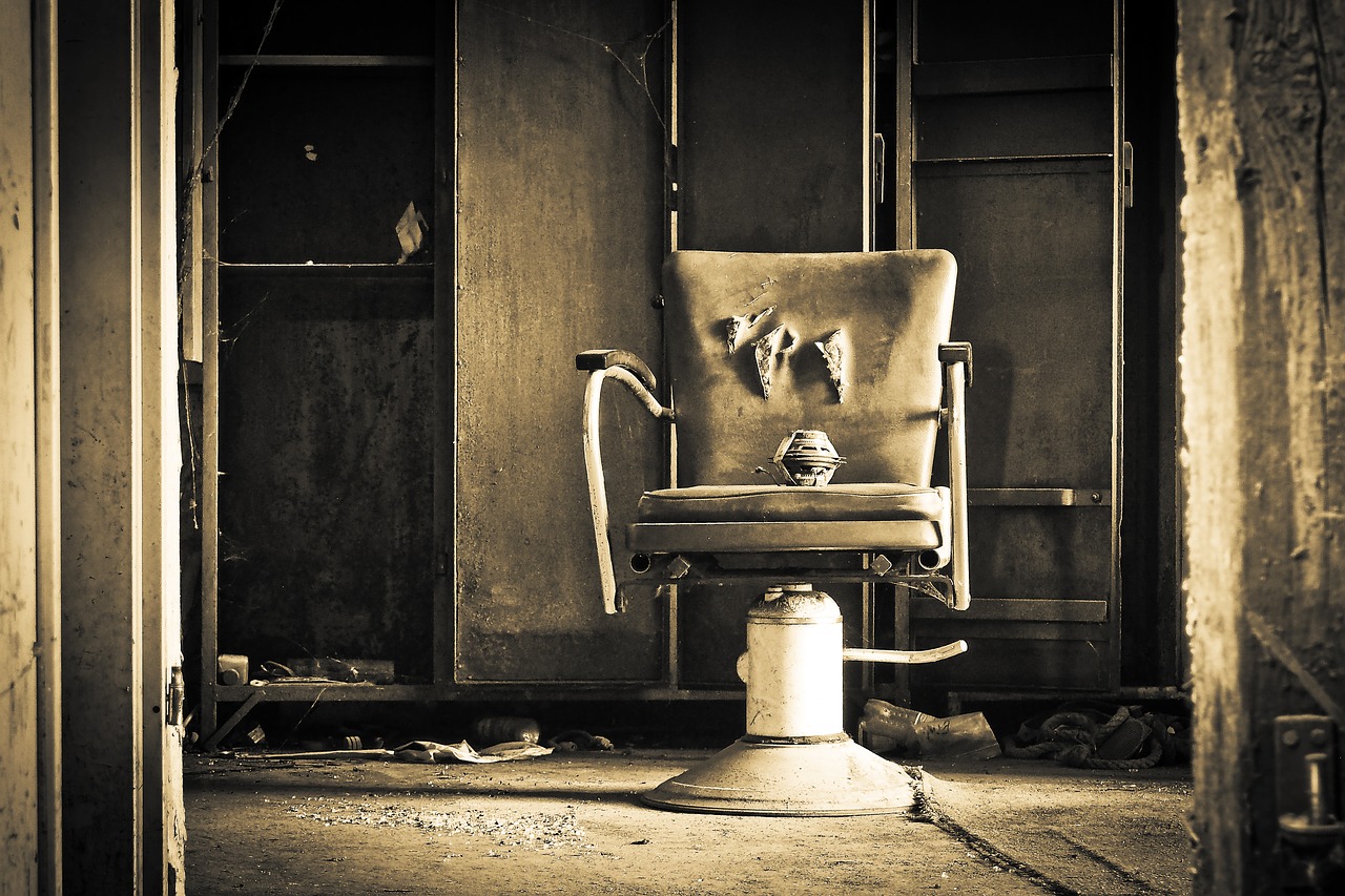 lost places  chair  old free photo