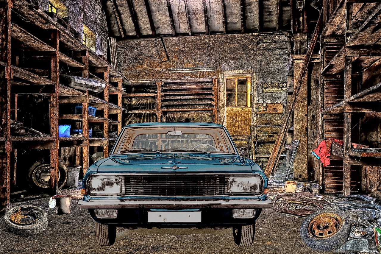 lost places  old workshop  scale free photo