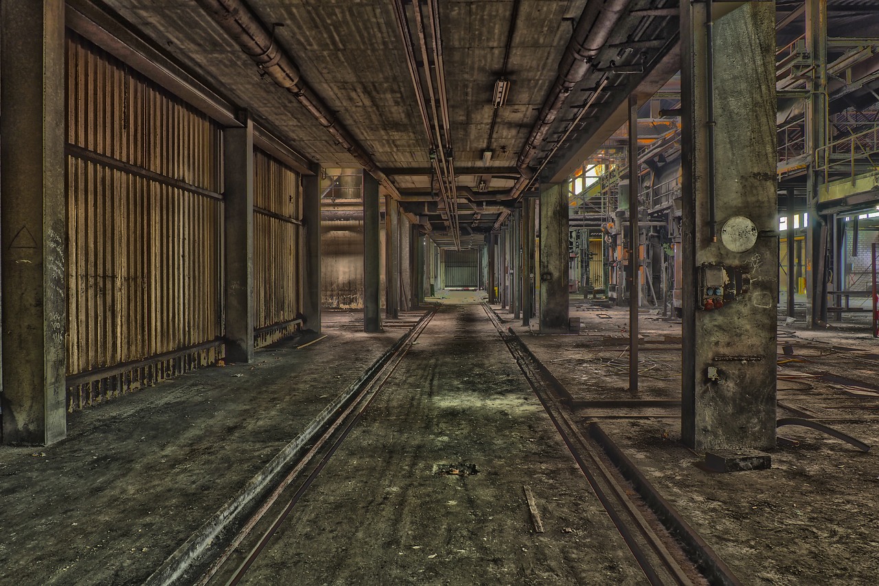 lost places  factory  hall free photo