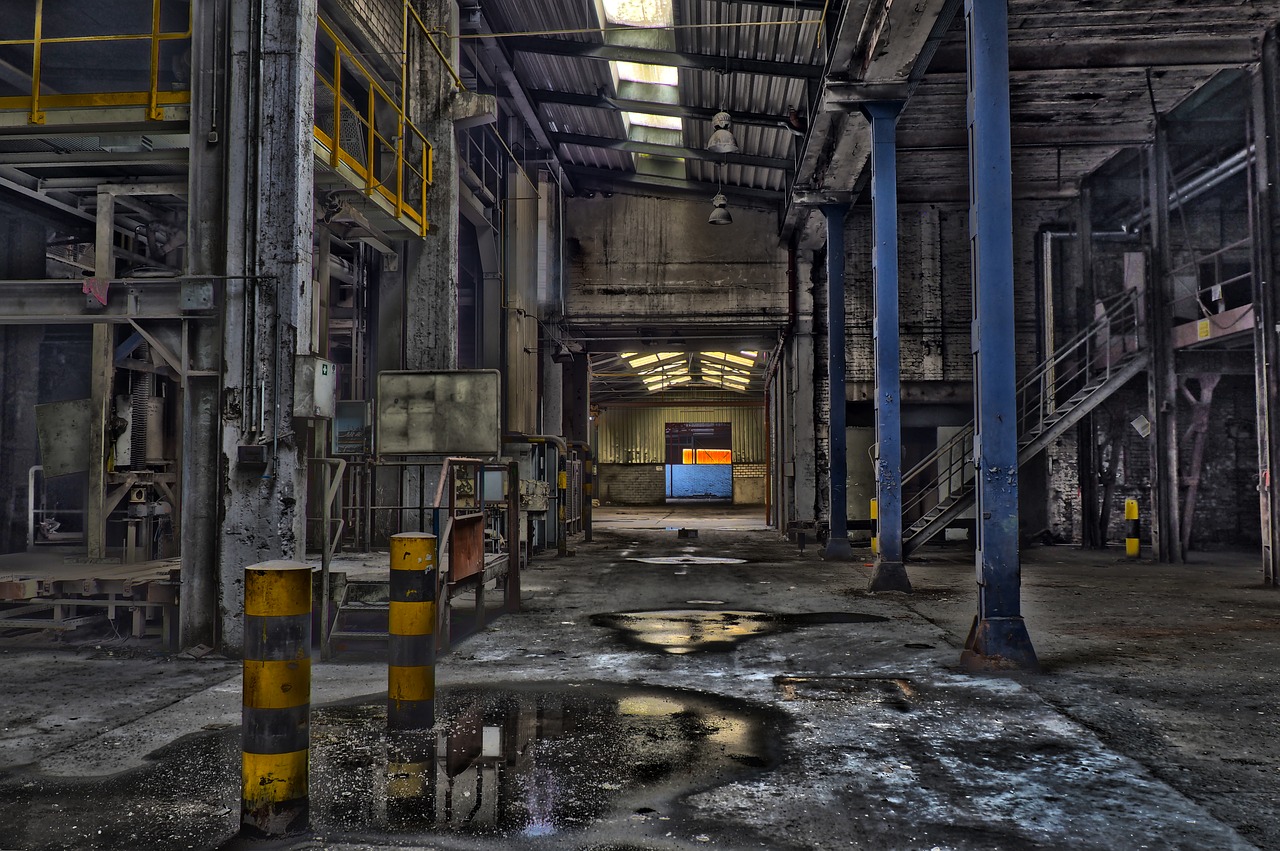 lost places  factory  hall free photo