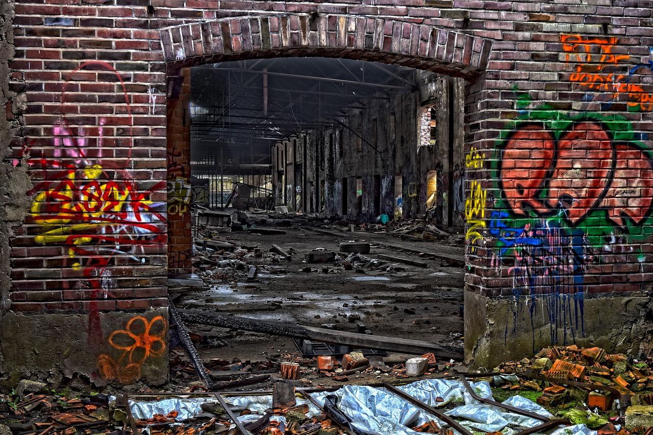 lost places  factory  hall free photo