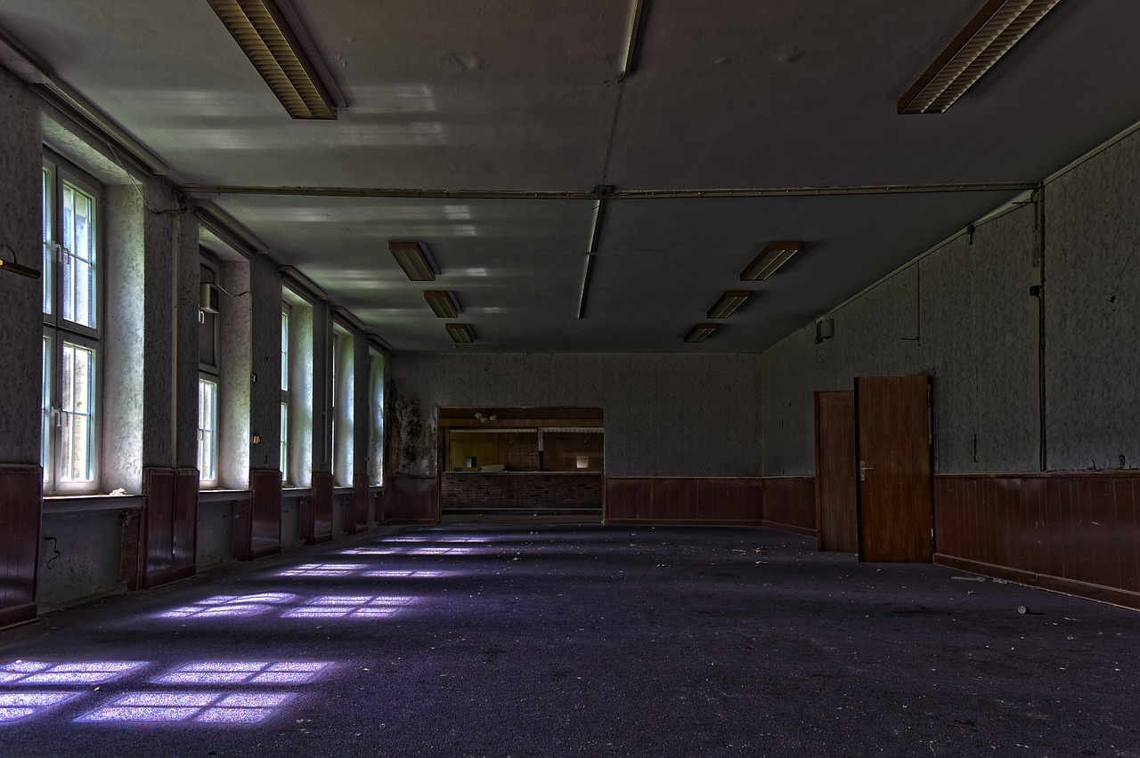 lost places  building  space free photo