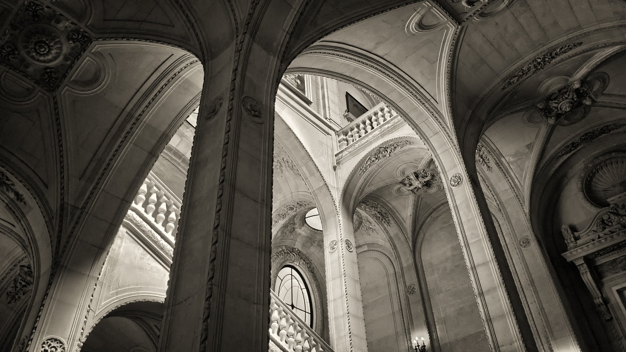 louvre museum architecture free photo