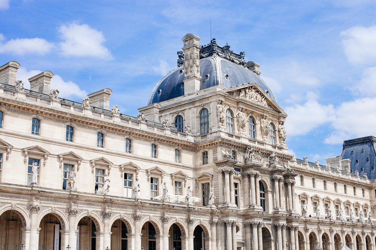 louvre paris france free photo