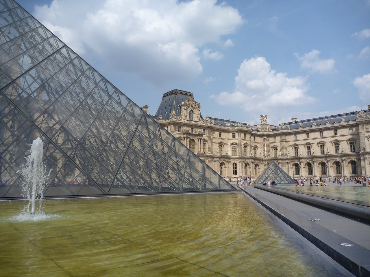 louvre paris france free photo