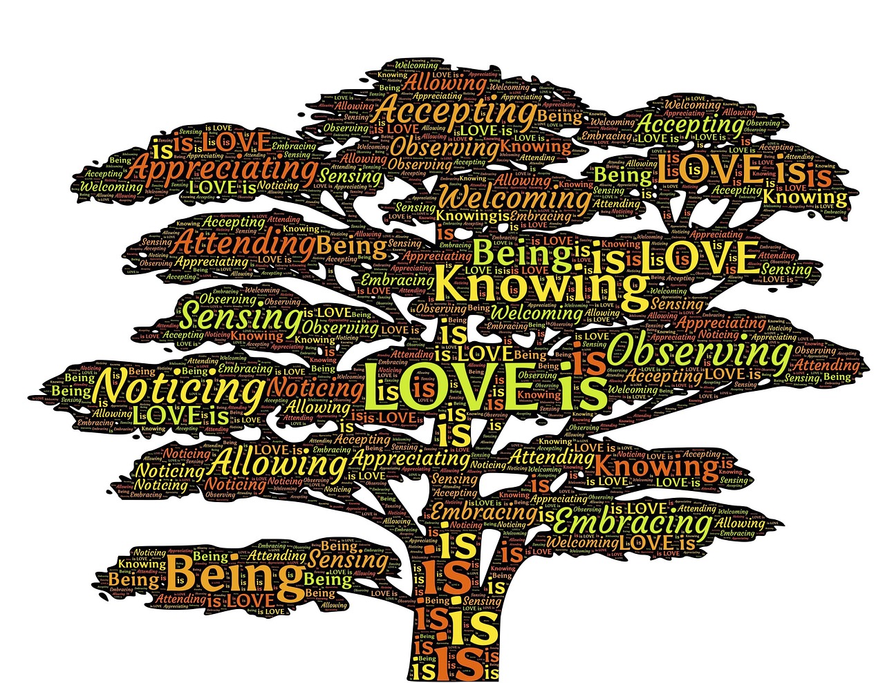 Love,tree,knowing,being,observing - free image from