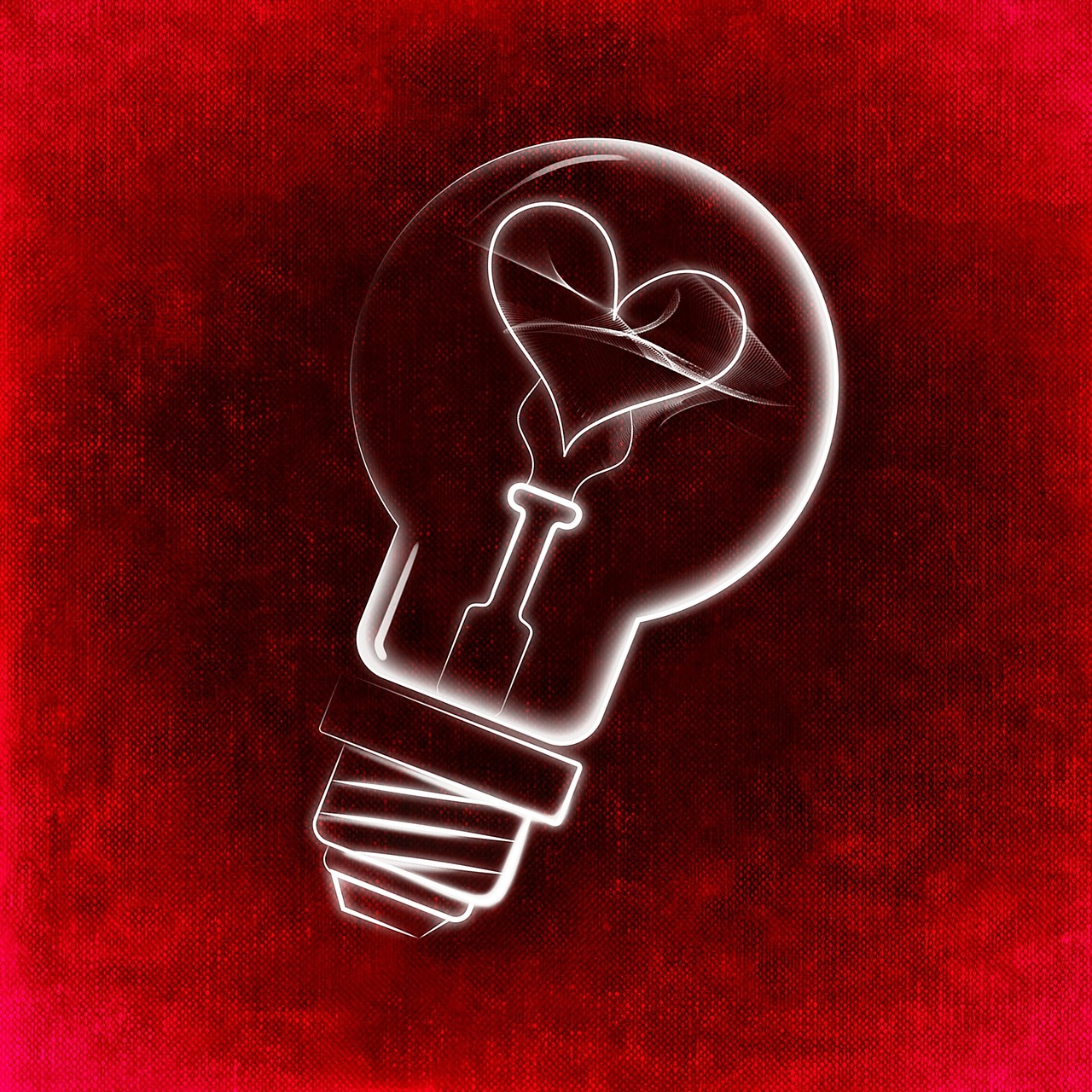 love idea light bulb free photo