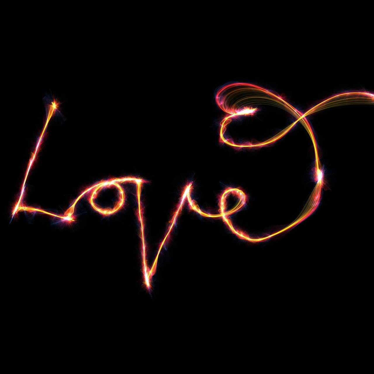 love text font free photo