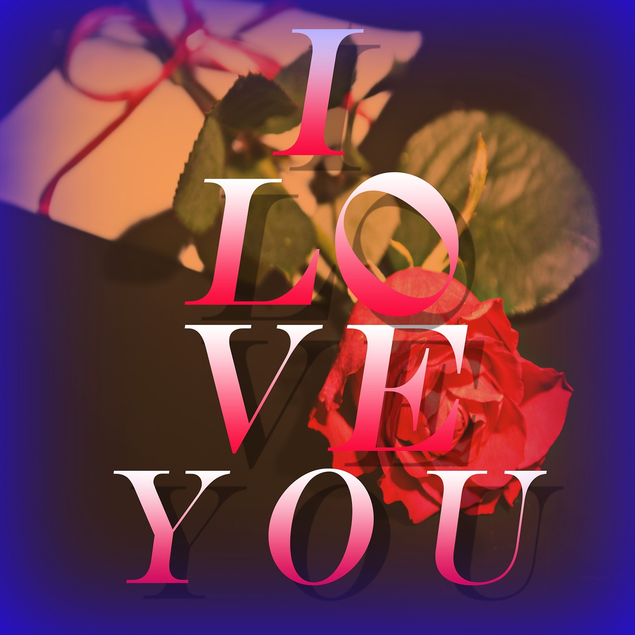 love flower letters free photo