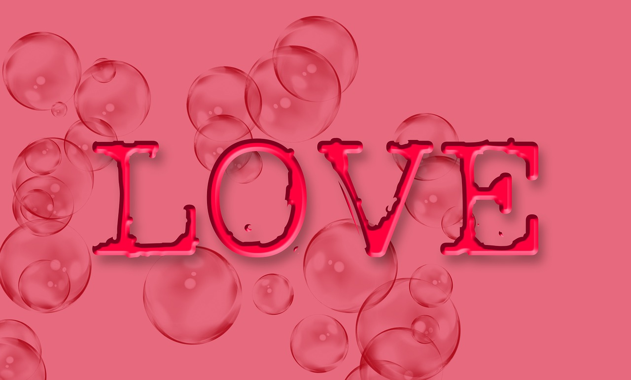 love poster heart free photo