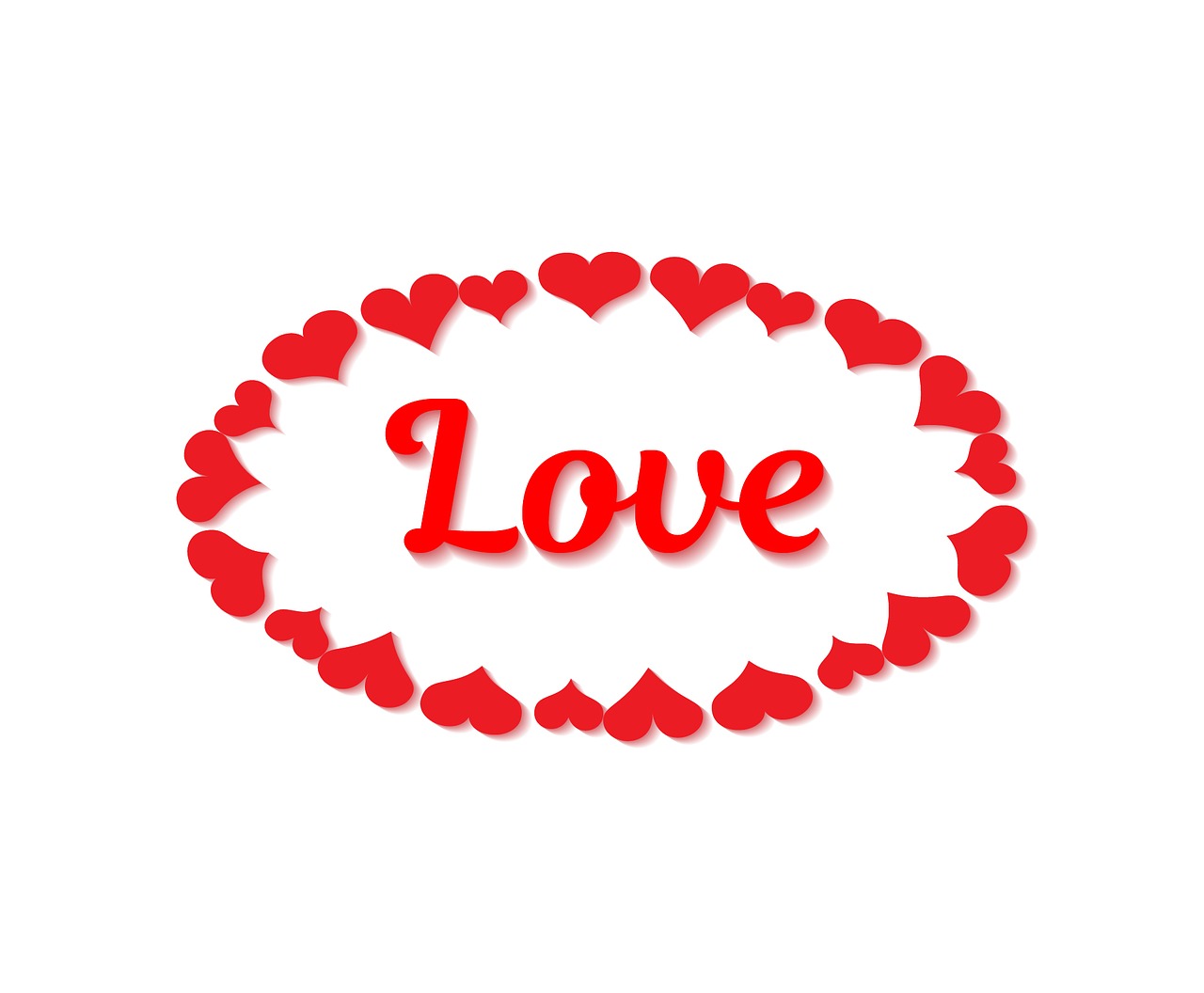 love hearts graphics free photo