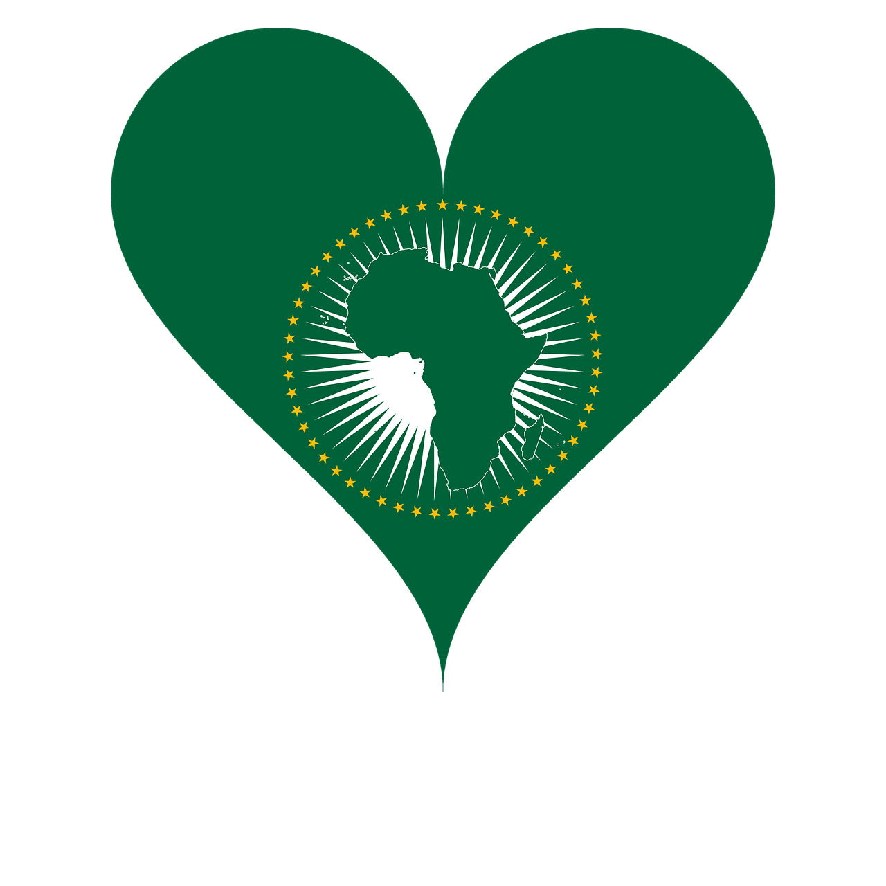 love flag african union free photo