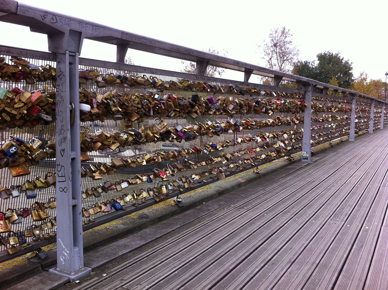 love bridge of love locks bridge free photo