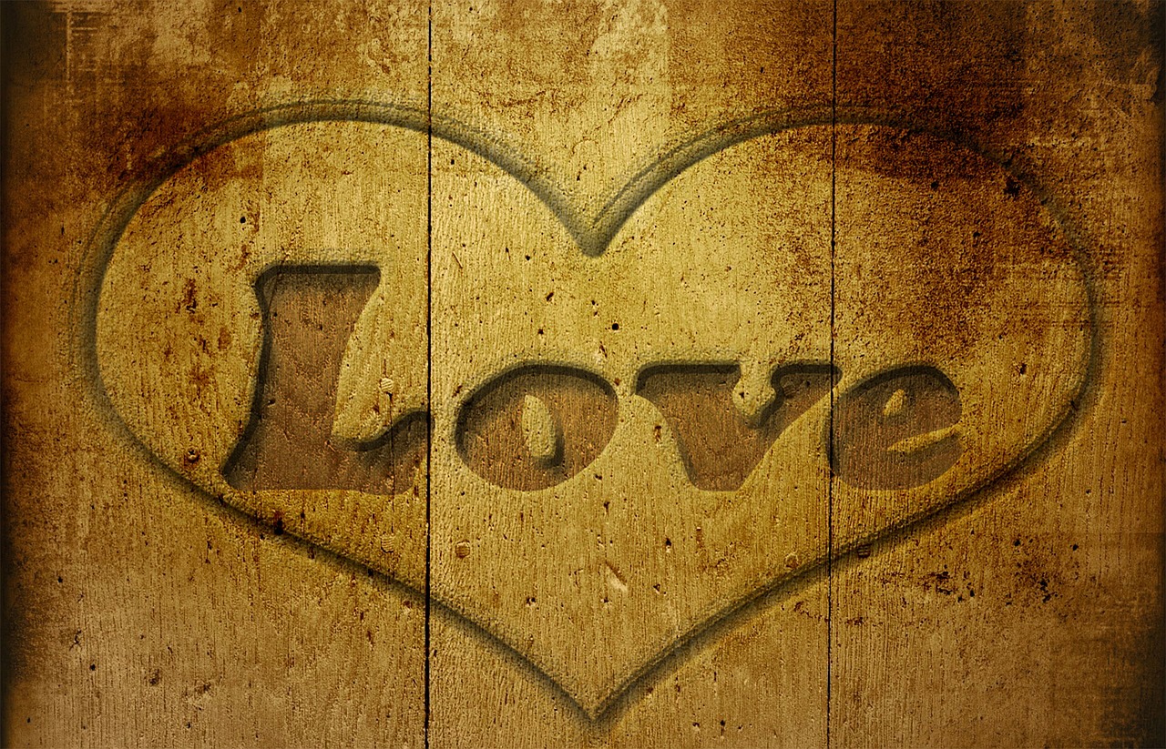 love atmosphere wood free photo