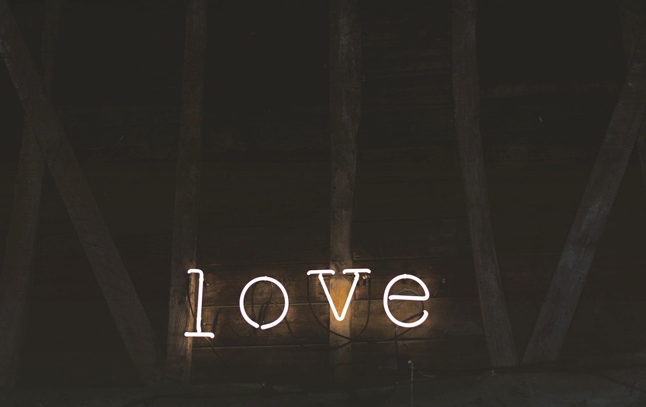 love light letters free photo