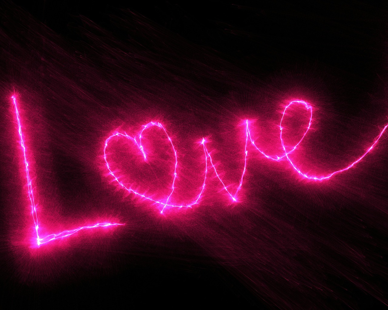 love heart pink free photo