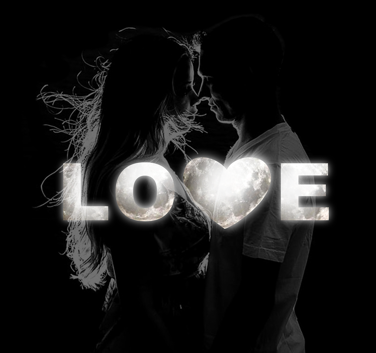 love couple heart free photo