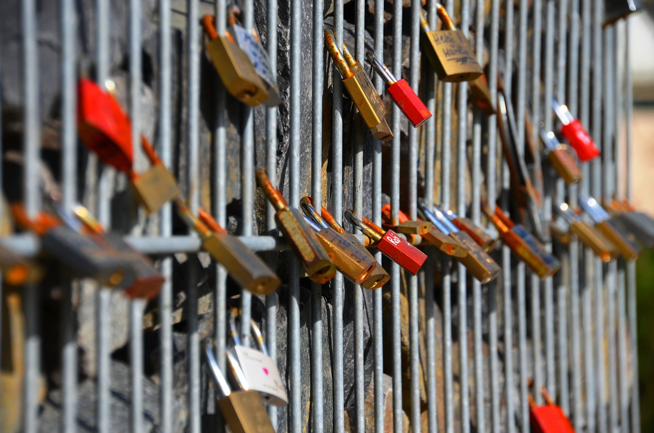 love castles padlocks free photo