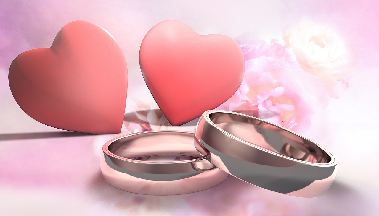 love  rings  wedding free photo