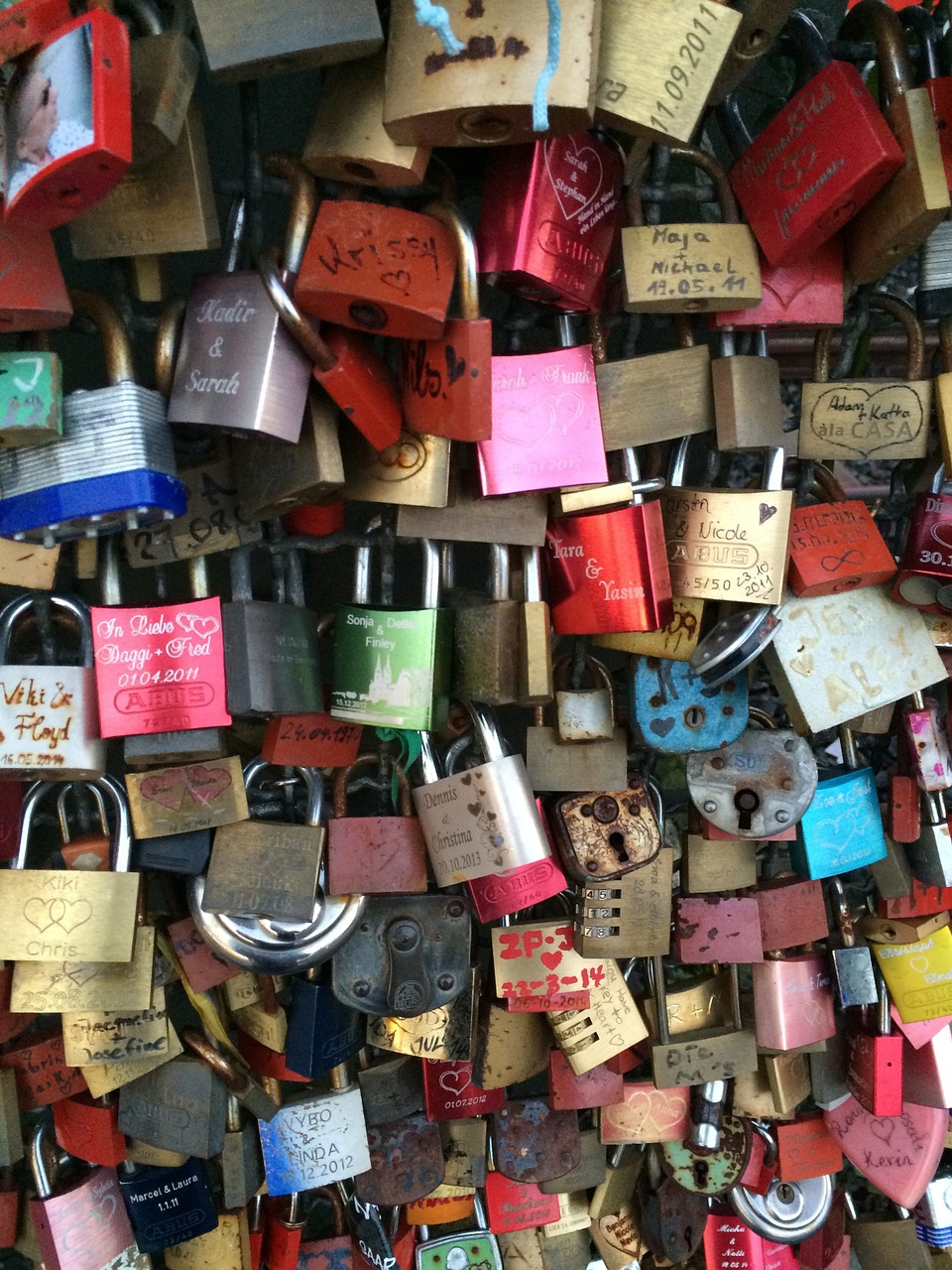 love cologne bridge free photo