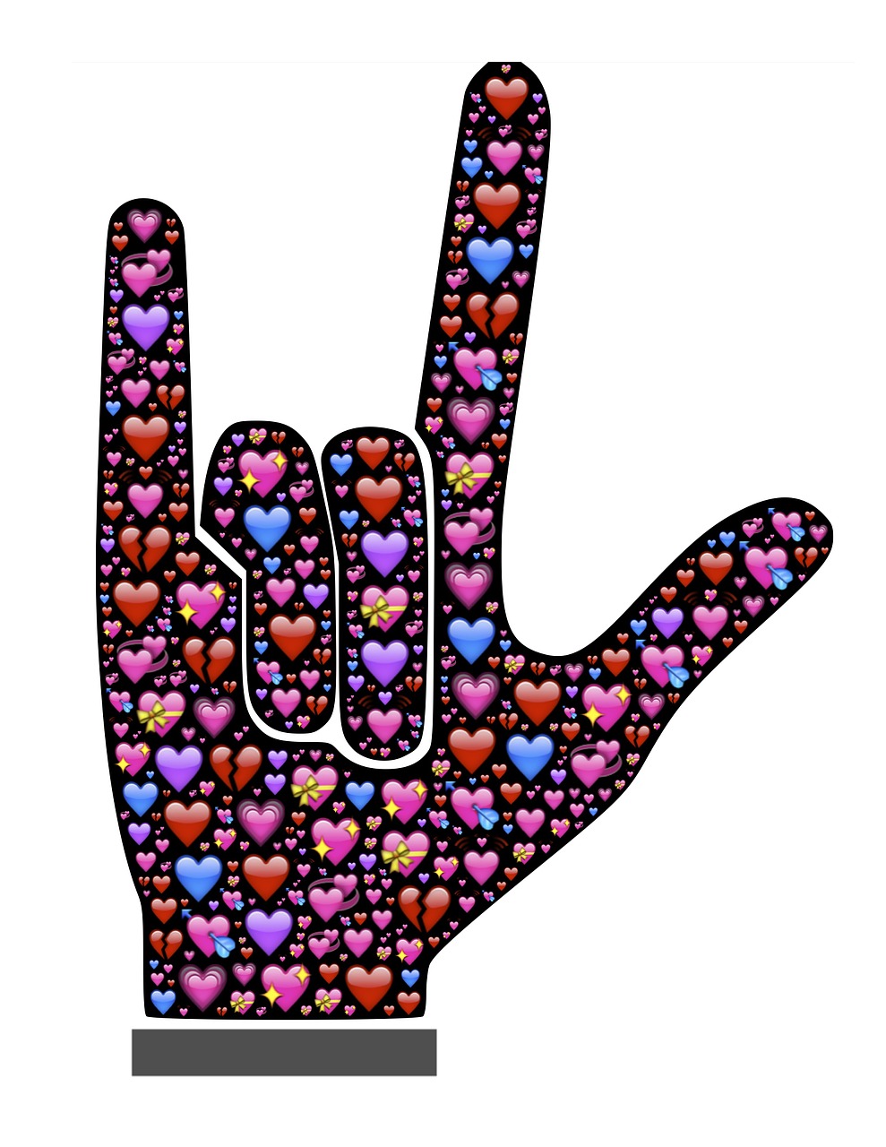 love emoji hearts free photo