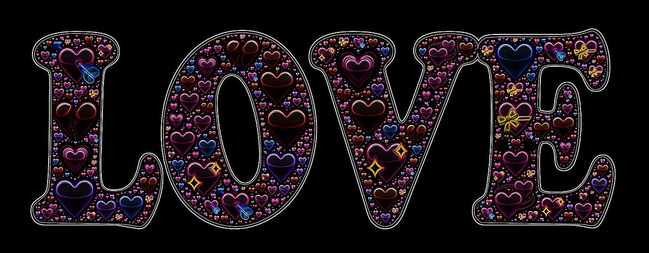 love heart abstract free photo