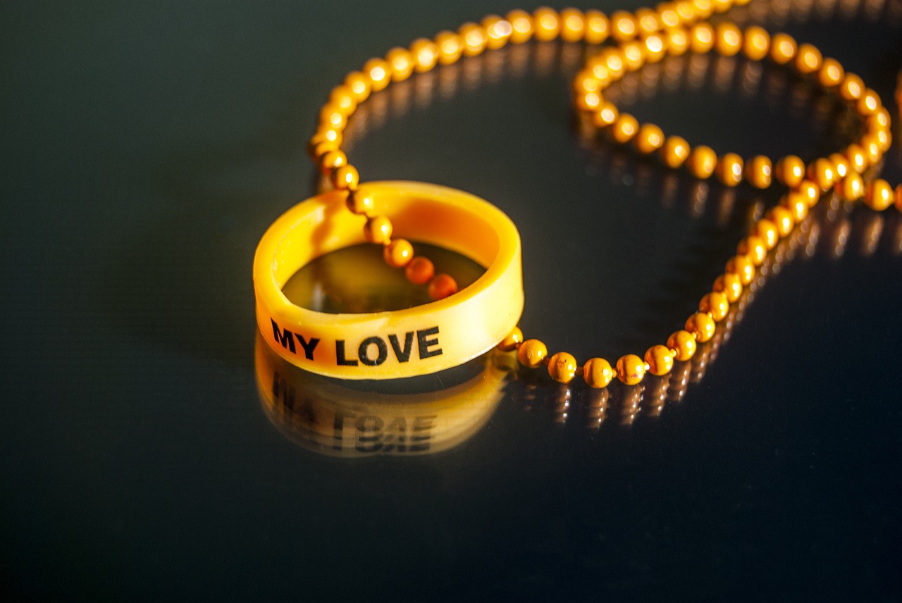 love my love necklace free photo