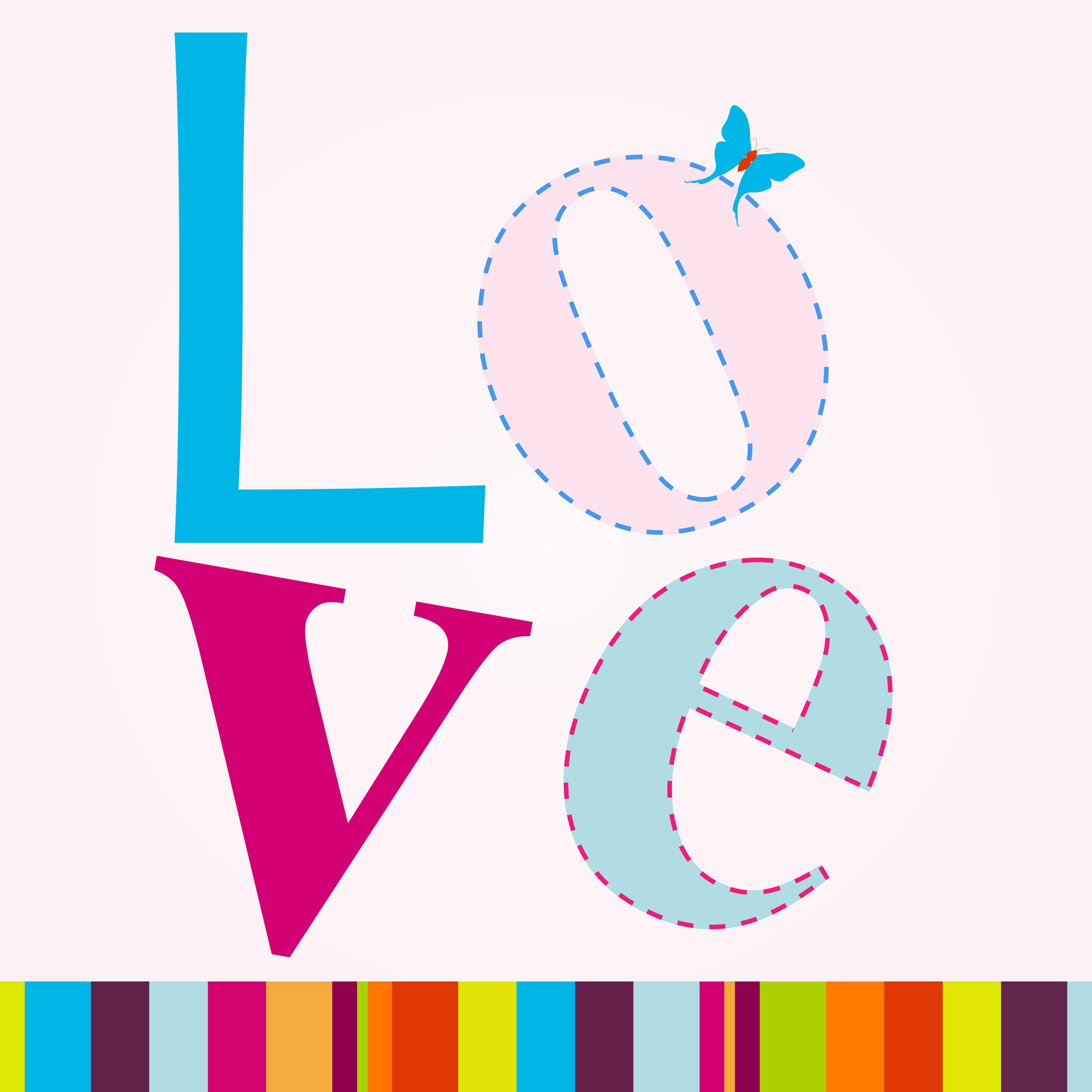 love text word free photo