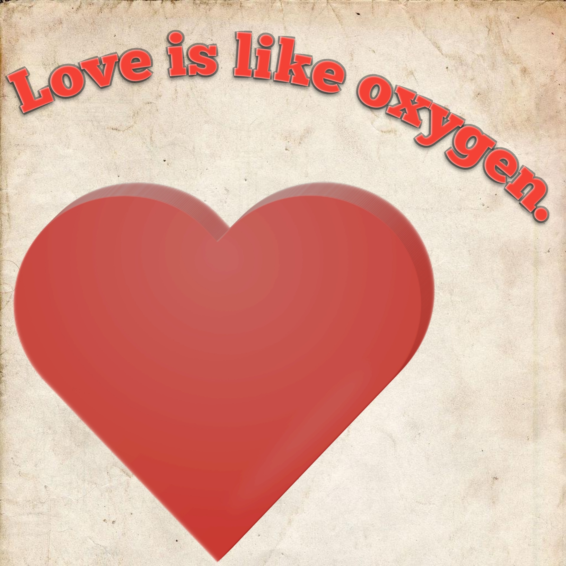 text love oxygen free photo