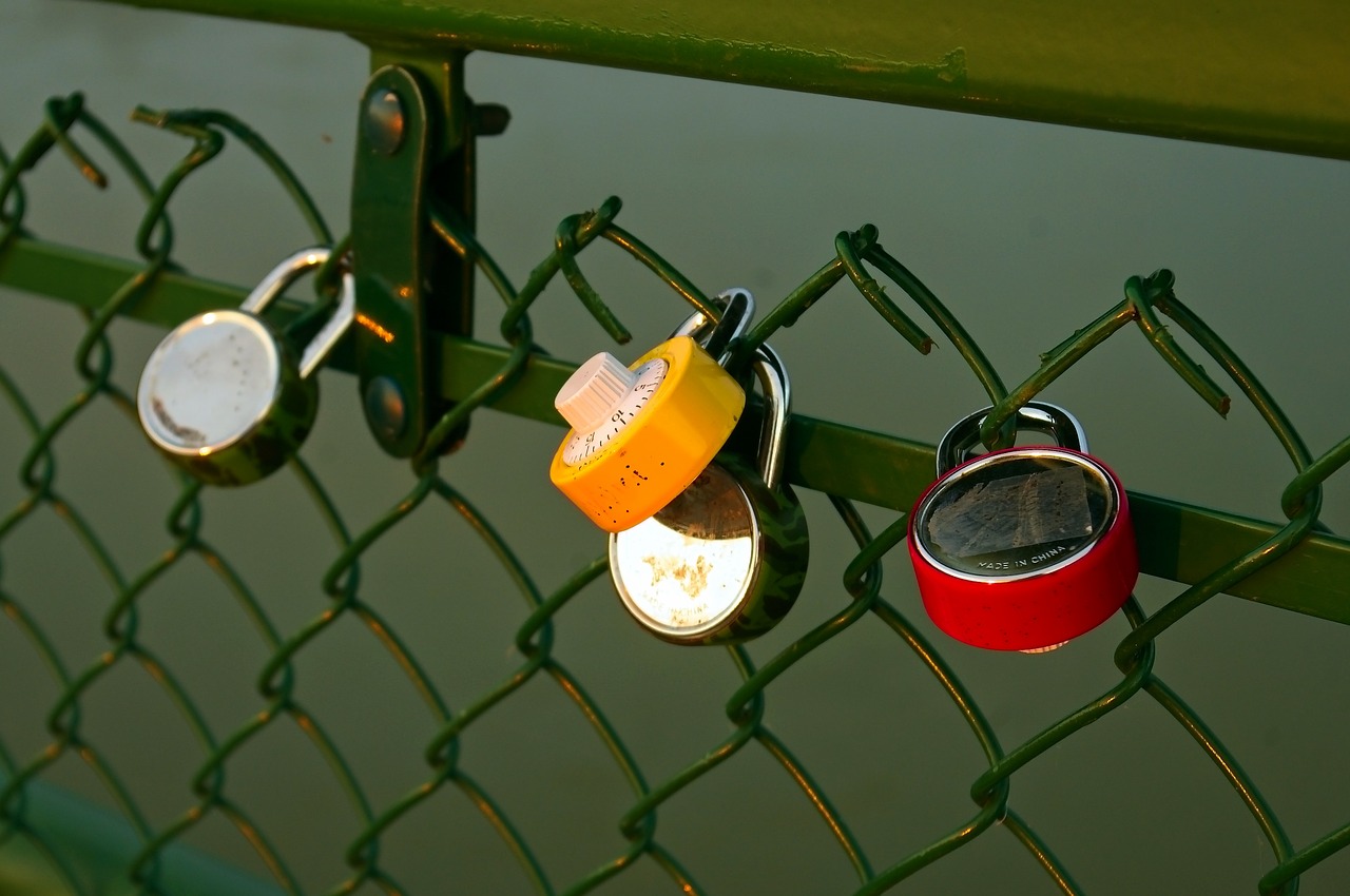 love lock padlocks  heart  friendship free photo