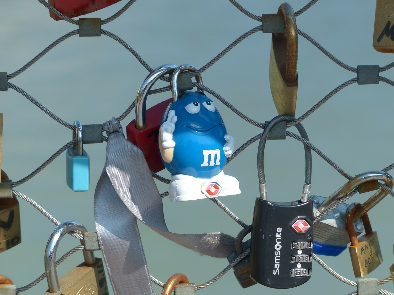 love locks castles fence free photo