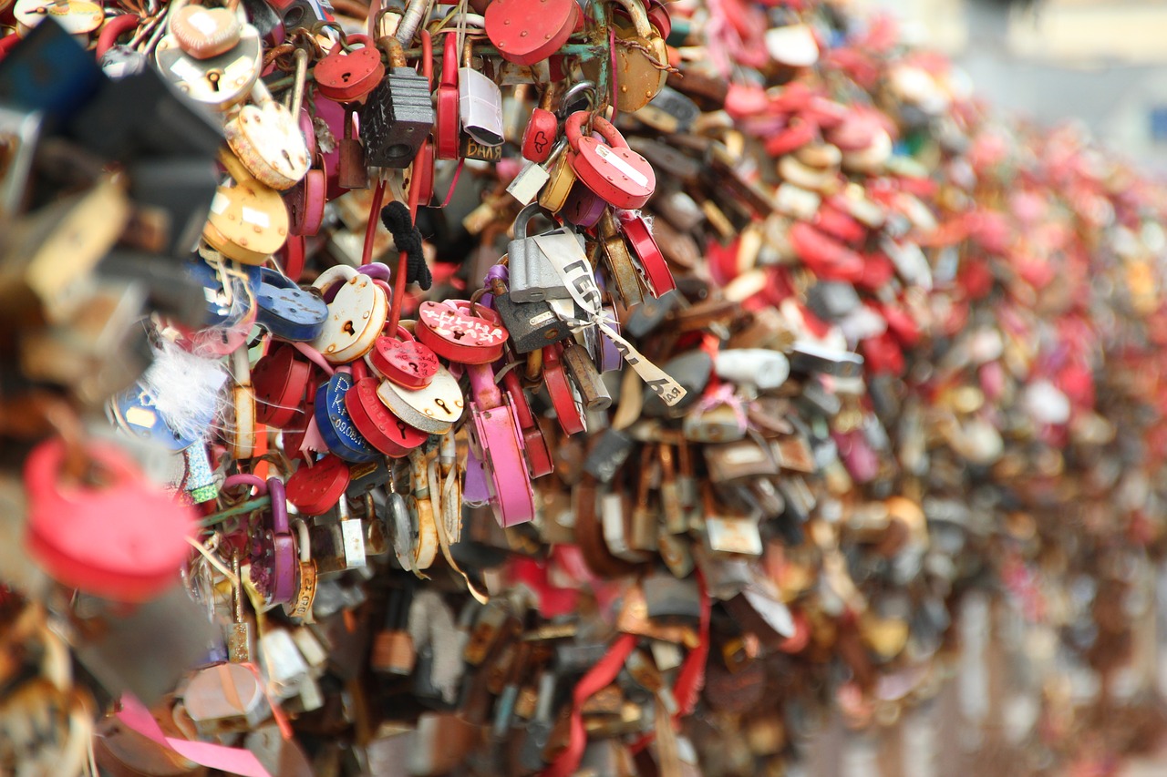 love locks castle padlock free photo