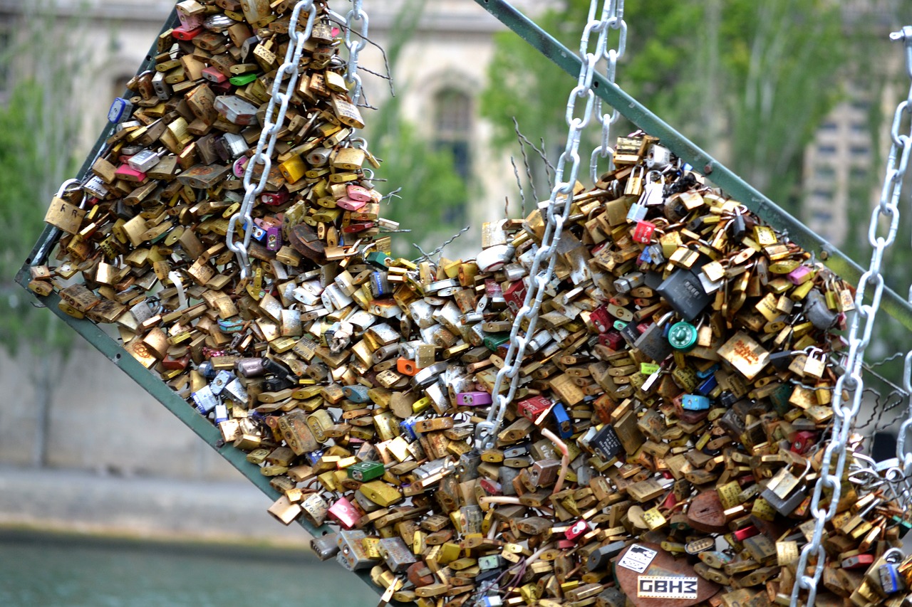 love locks locks of love paris locks free photo