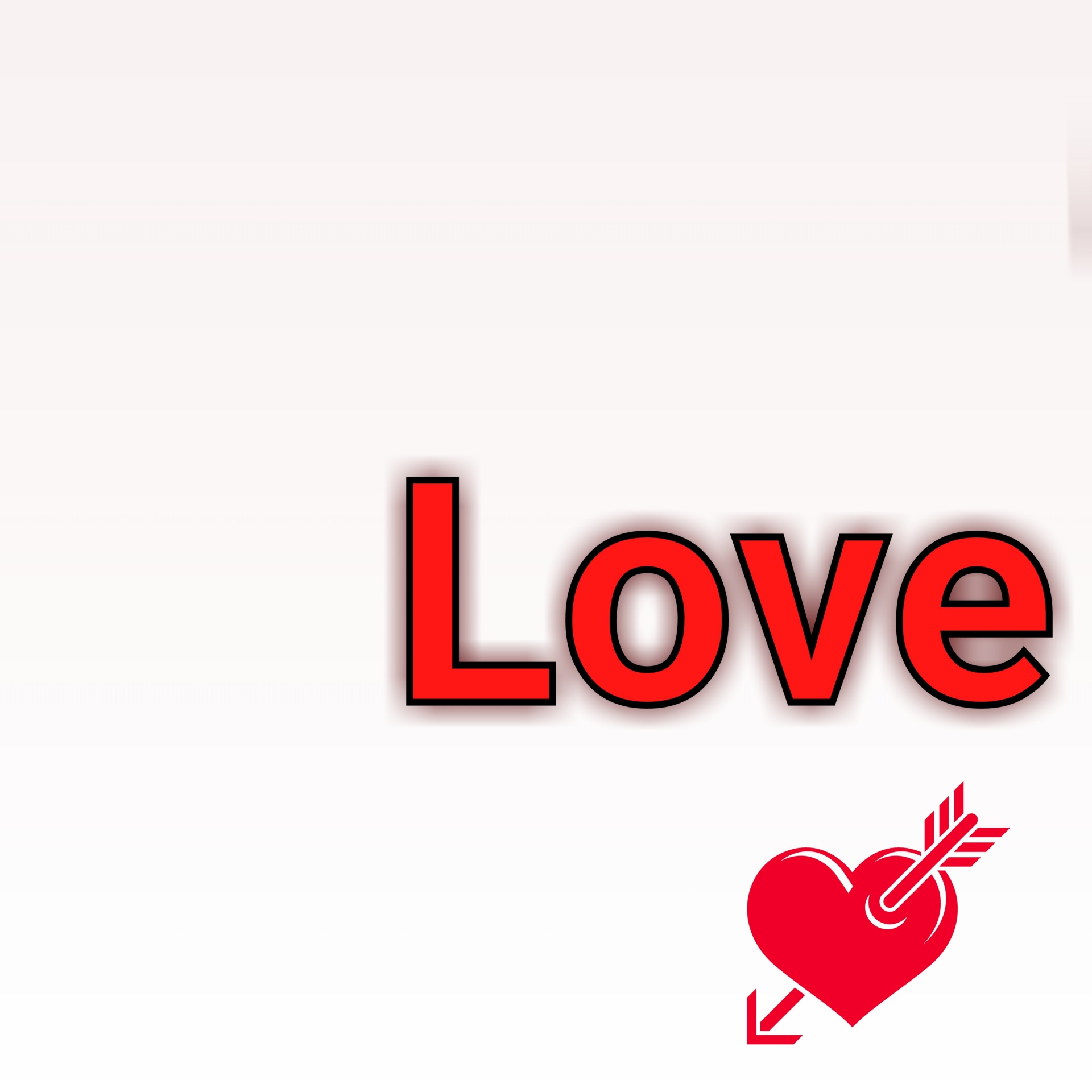 love text heart free photo