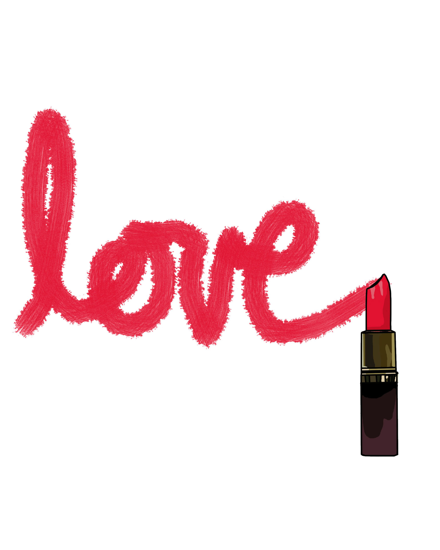 love pink lipstick free photo