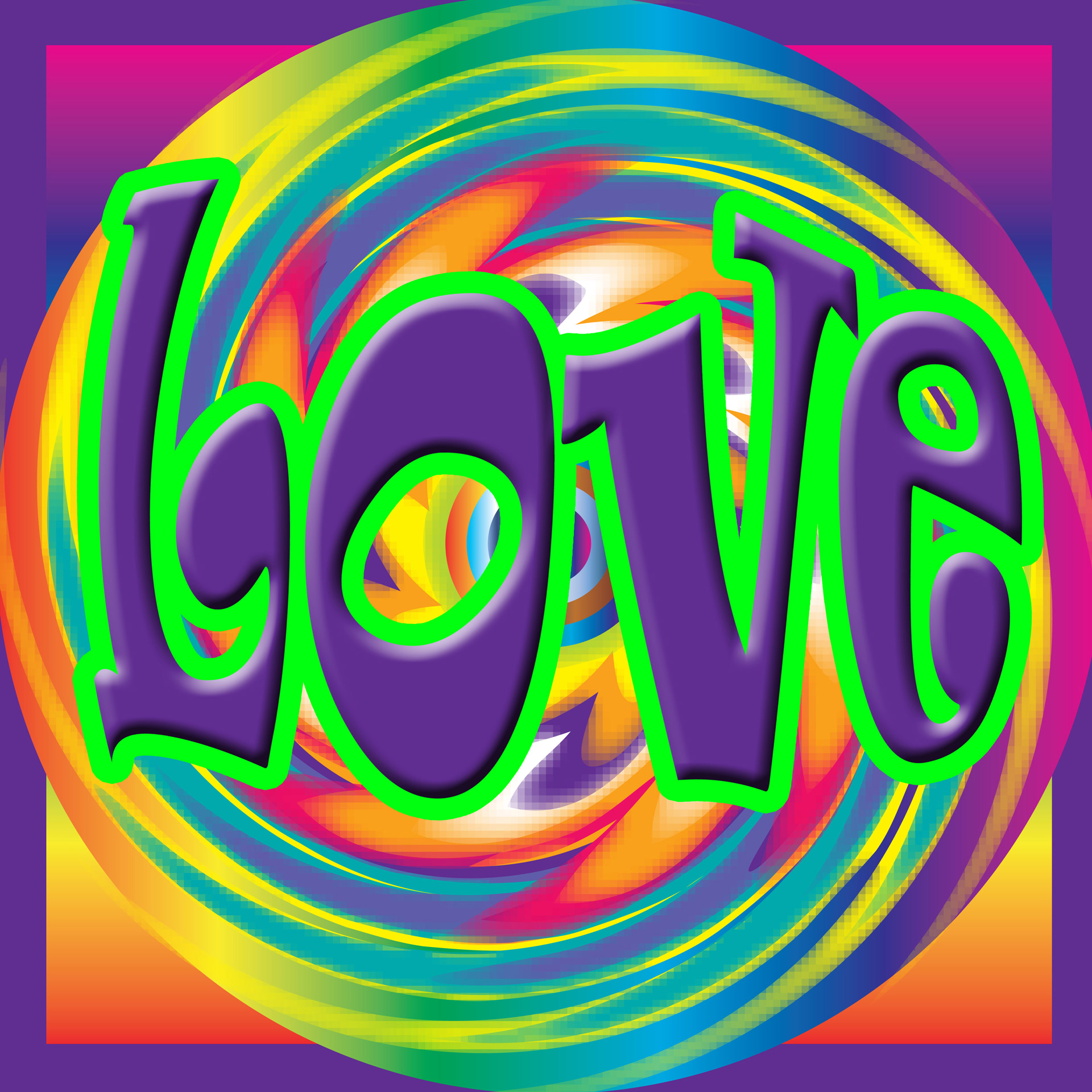 love 70's style photoshop free photo