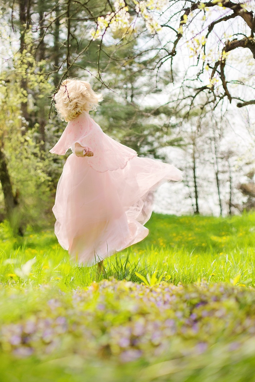 lovely woman twirling dancing free photo