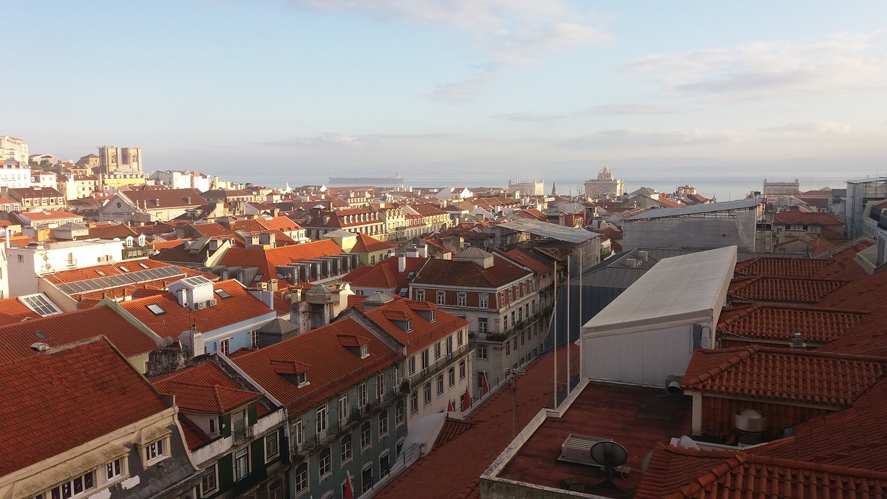 low  lisbon  city free photo