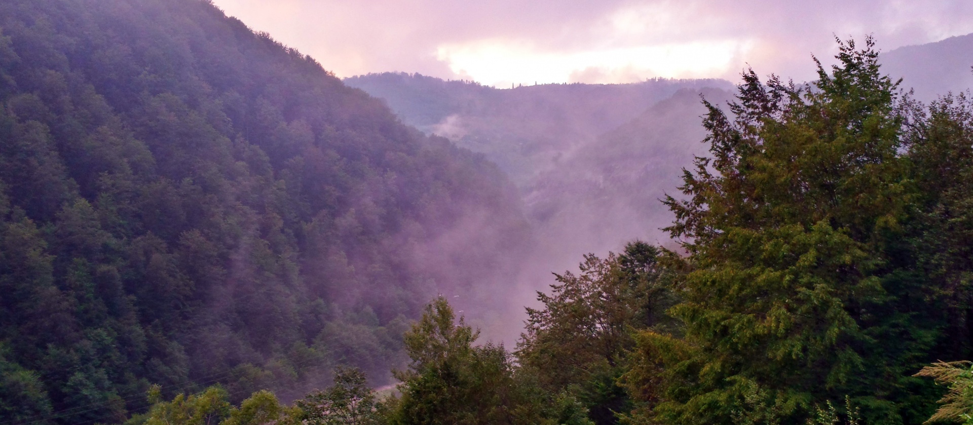 cloud valley mountains free photo